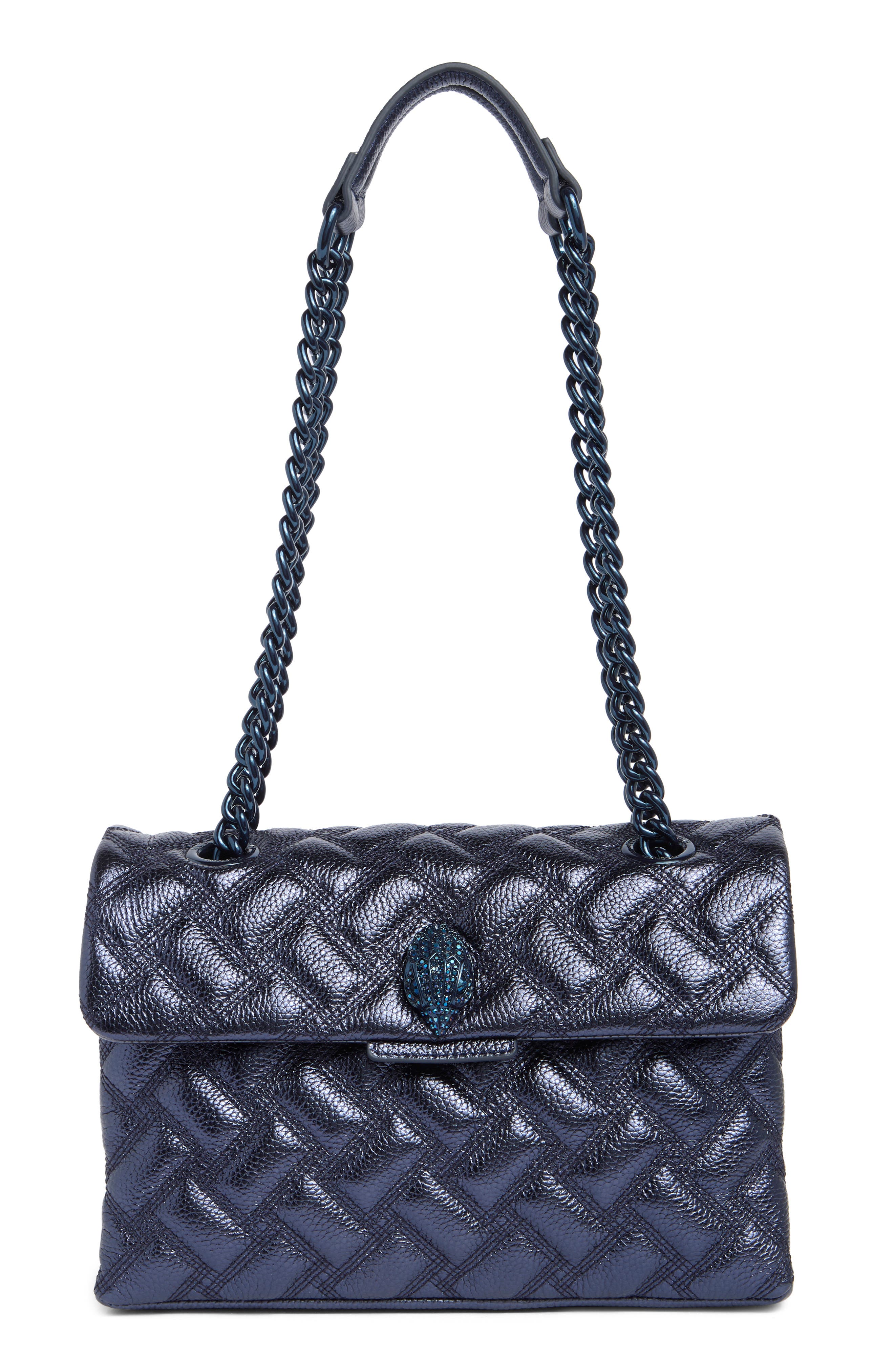 Kurt Geiger London Kensington Drench Quilted Leather Shoulder Bag, Main, color, 