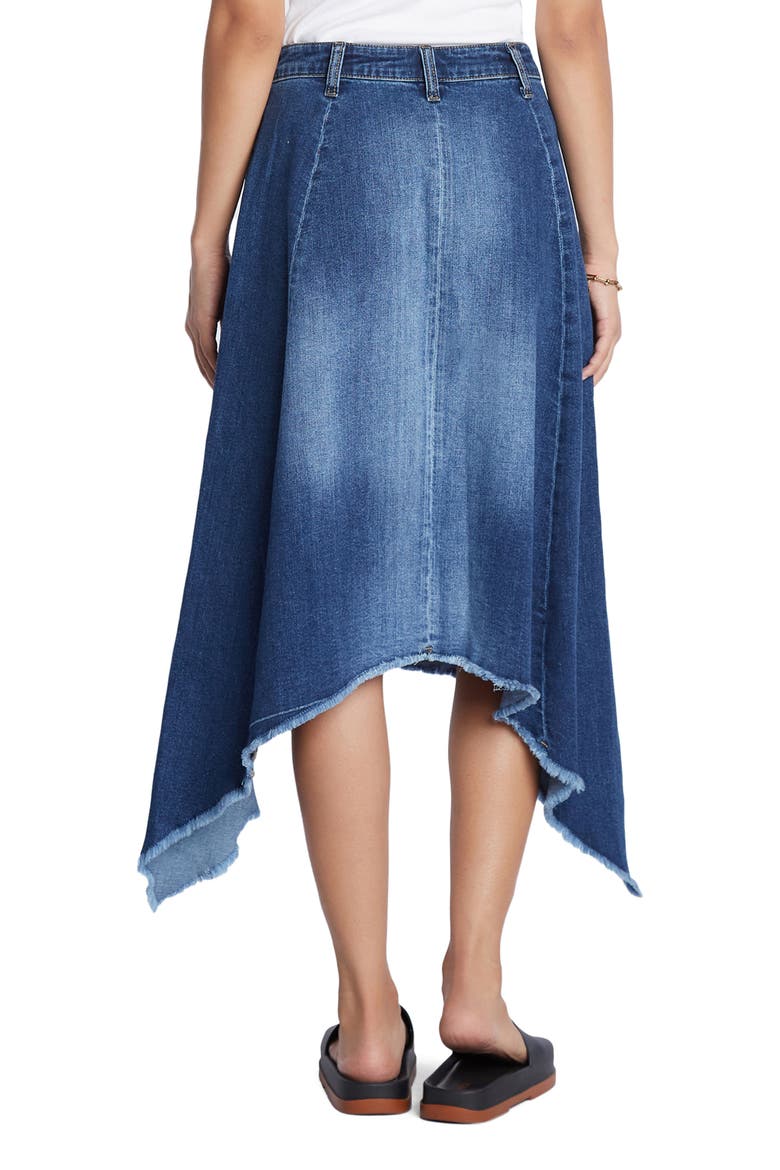 Shark Bite Denim Skirt, Alternate, color, SHARK BLUE