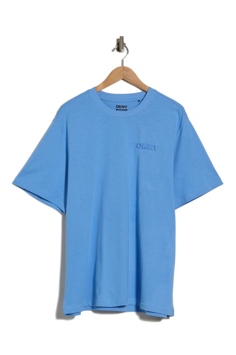 Biggie Embossed T-Shirt, Main, color, DELIA BLUE