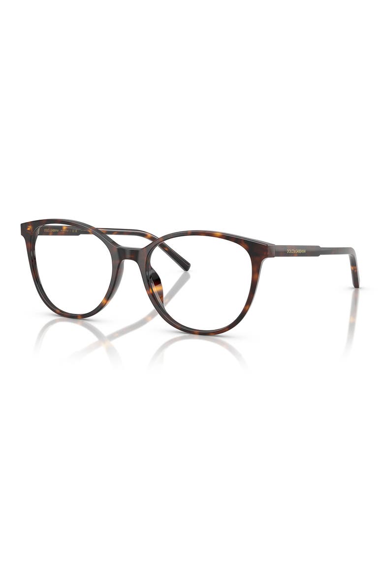 52mm Butterfly Optical Glasses, Alternate, color, HAVANA BROWN PEARL / DEMO LENS