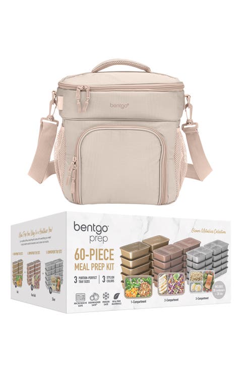 60-Piece Meal Prep & Lunch Bag Set
