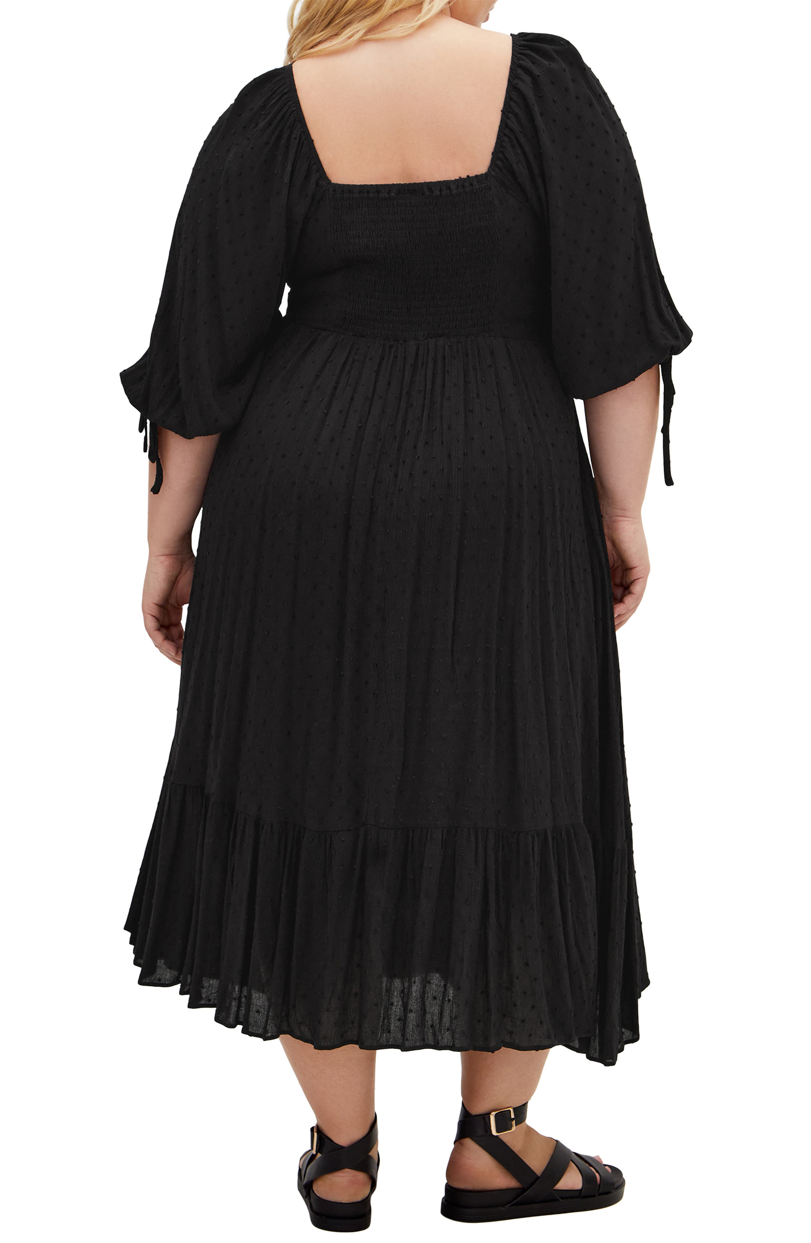 The Ally Clip Dot Maxi Dress - image 2