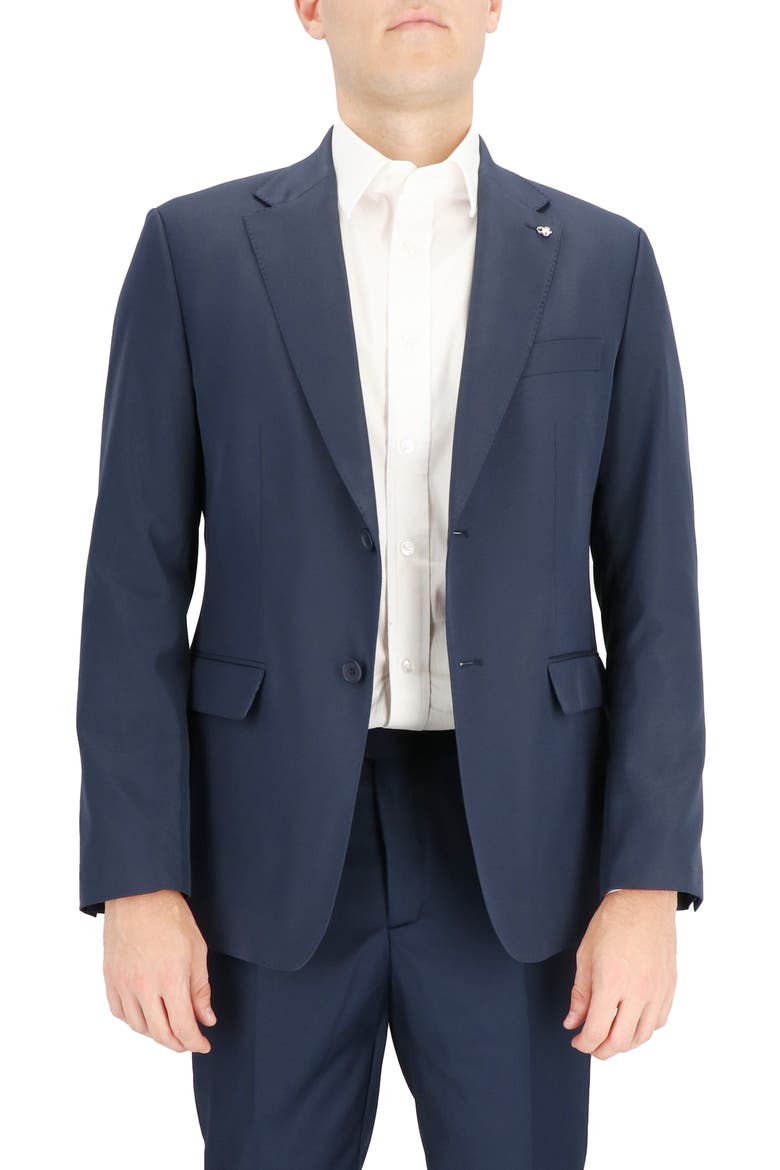 Traveler Tech Stretch Sport Coat, Alternate, color, NAVY