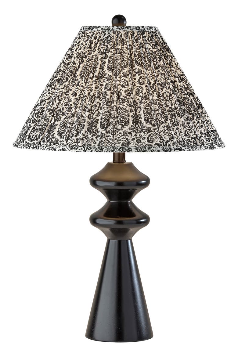 Dahlia Table Lamp, Main, color, BLACK