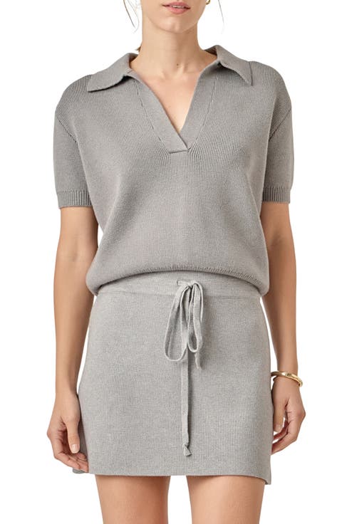 Johnny Collar Knit Top