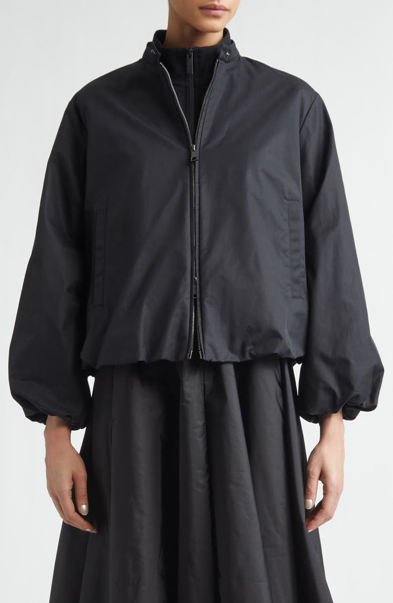 Moncler Gruissan Padded Bomber Jacket, Main, color, Black