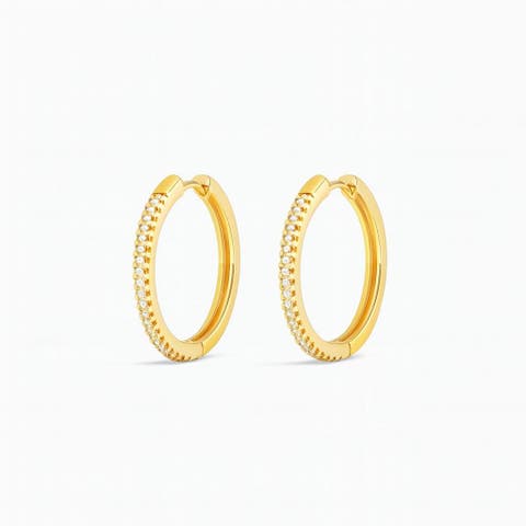The Luminelle Pavé Hoops