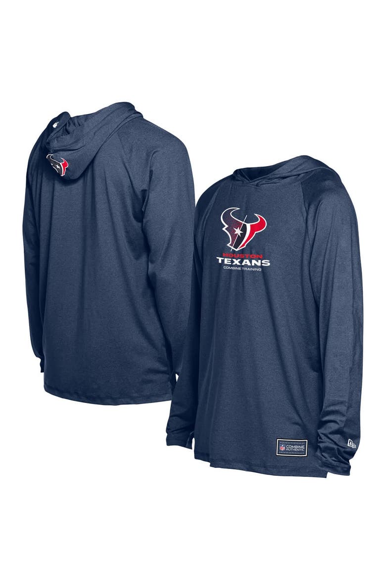 Men's New Era  Navy Houston Texans Functional Fandom Hoodie, Main, color, Navy