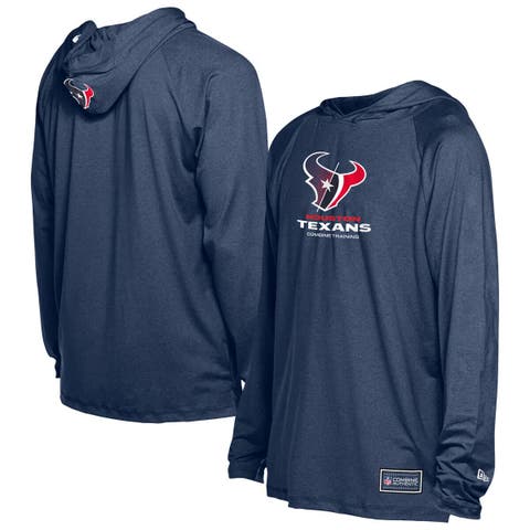 Men's New Era  Navy Houston Texans Functional Fandom Hoodie