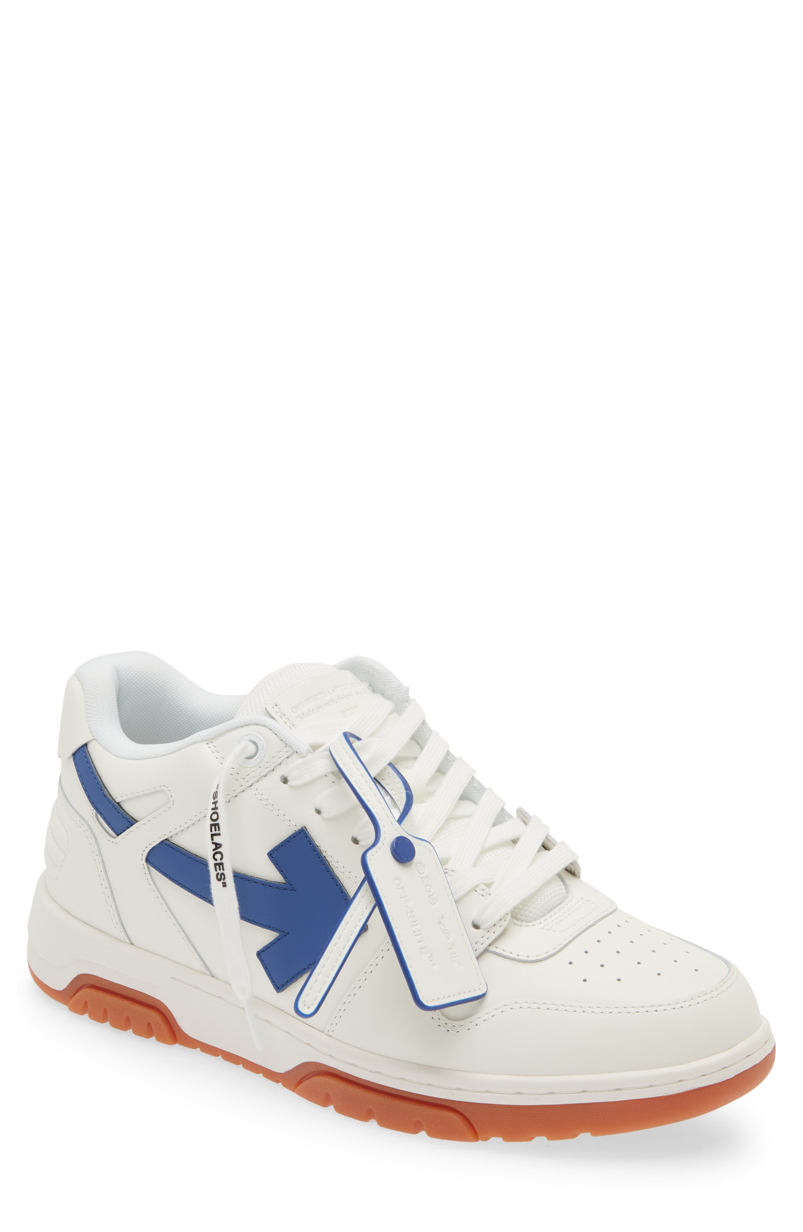 Off-White Out of Office Sneaker, Main, color, White - Blue