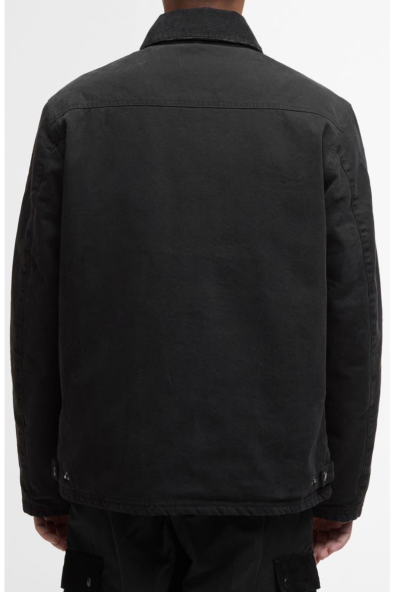 Cove Casual Cotton Jacket, Alternate, color, BLACK