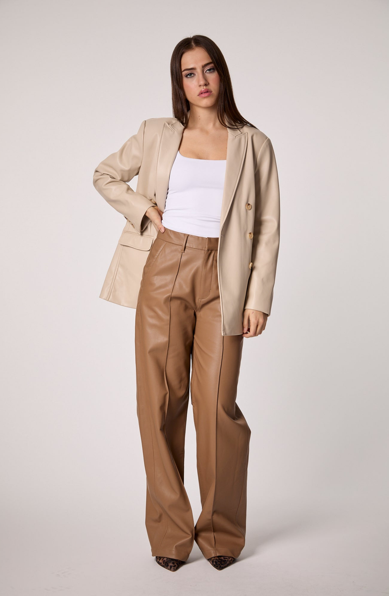 BLUE REVIVAL Your Ex Boyfriends Blazer, Alternate, color, Bone