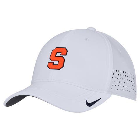 Men's Nike White Syracuse Orange 2025 On-Field Performance Flex Hat