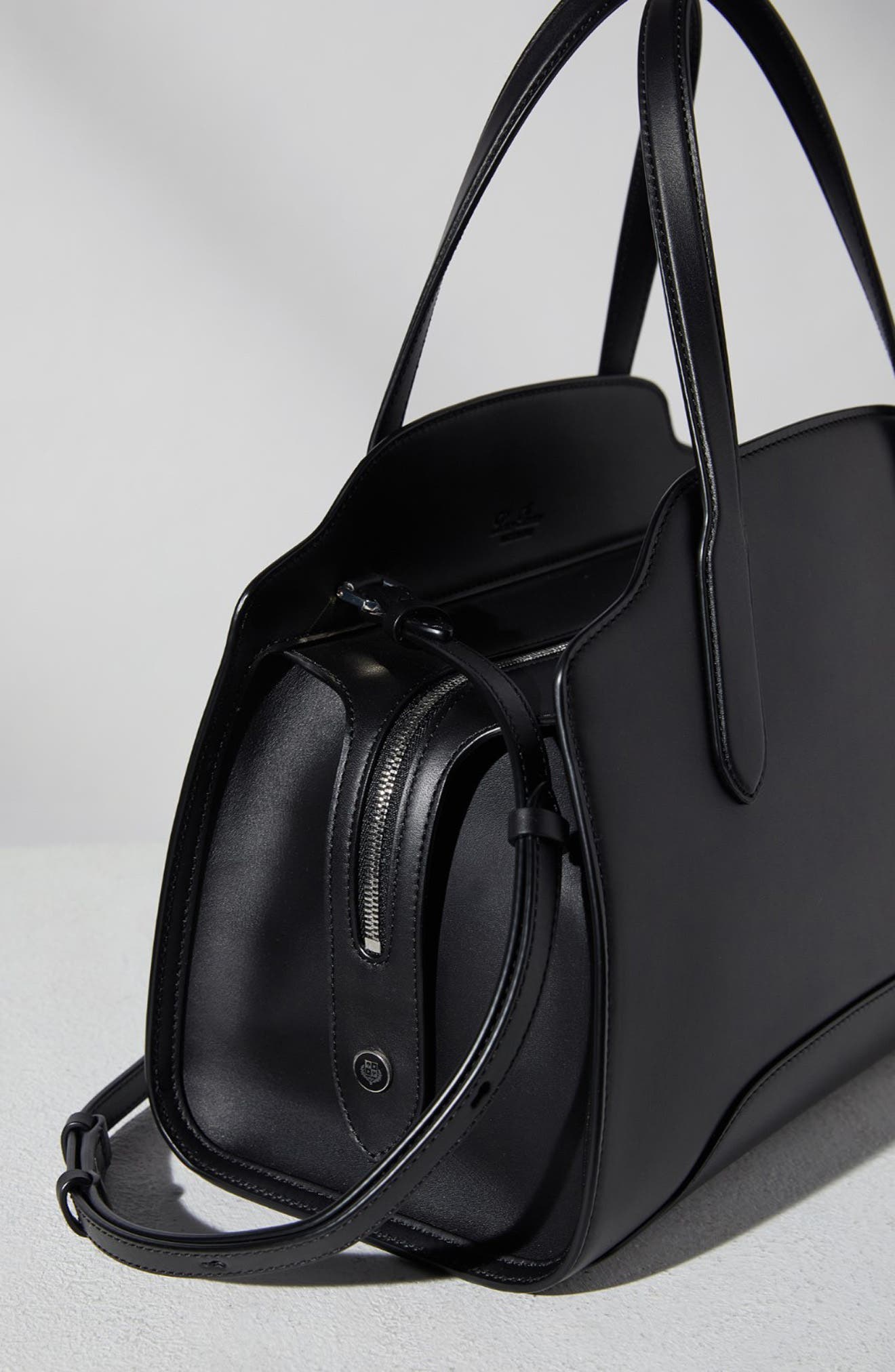 Loro Piana Medium Sesia Smooth Leather Tote, Alternate, color, 