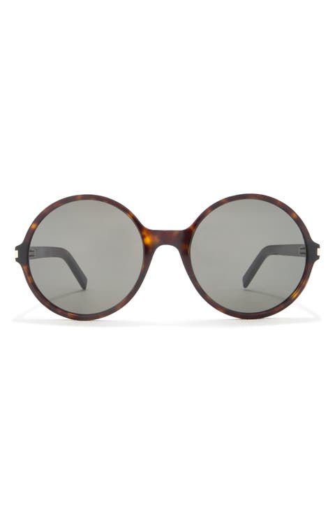 58mm Round Sunglasses