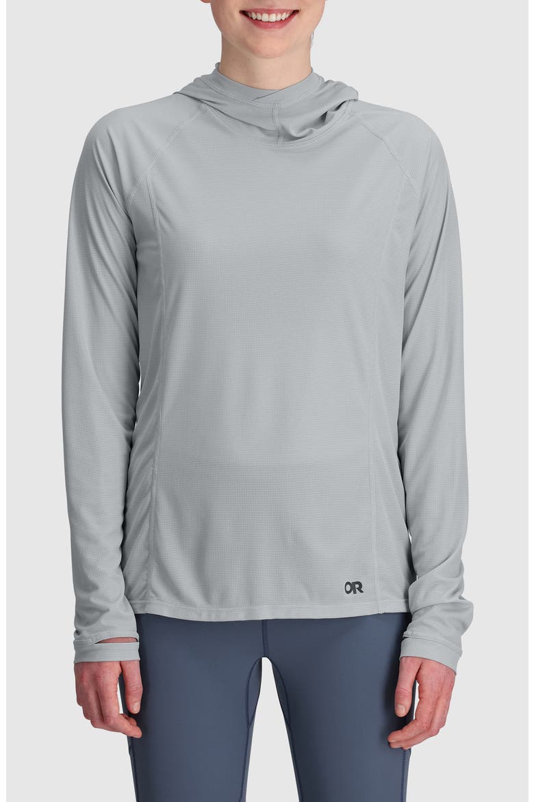 Echo Raglan Sleeve Hoodie, Main, color, PEBBLE