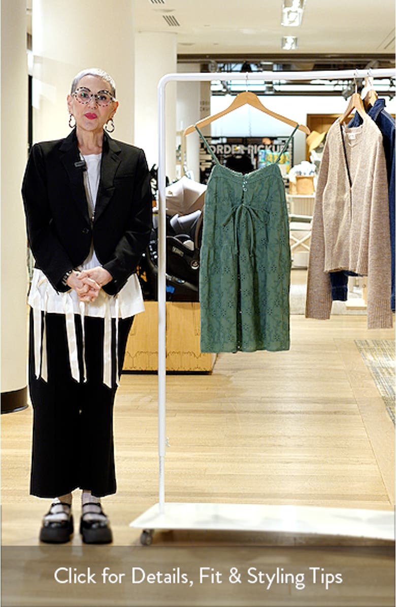 Amore Cotton Broderie Minidress, sales video thumbnail