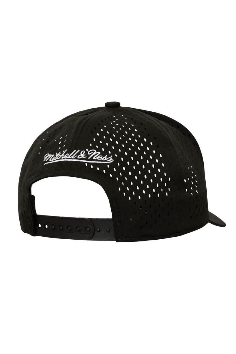 Men's Mitchell & Ness  Black Baltimore Orioles Perfect Icon Pro Pinch Snapback Hat, Alternate, color, Black