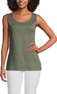 Lands' End Cotton Tank Top