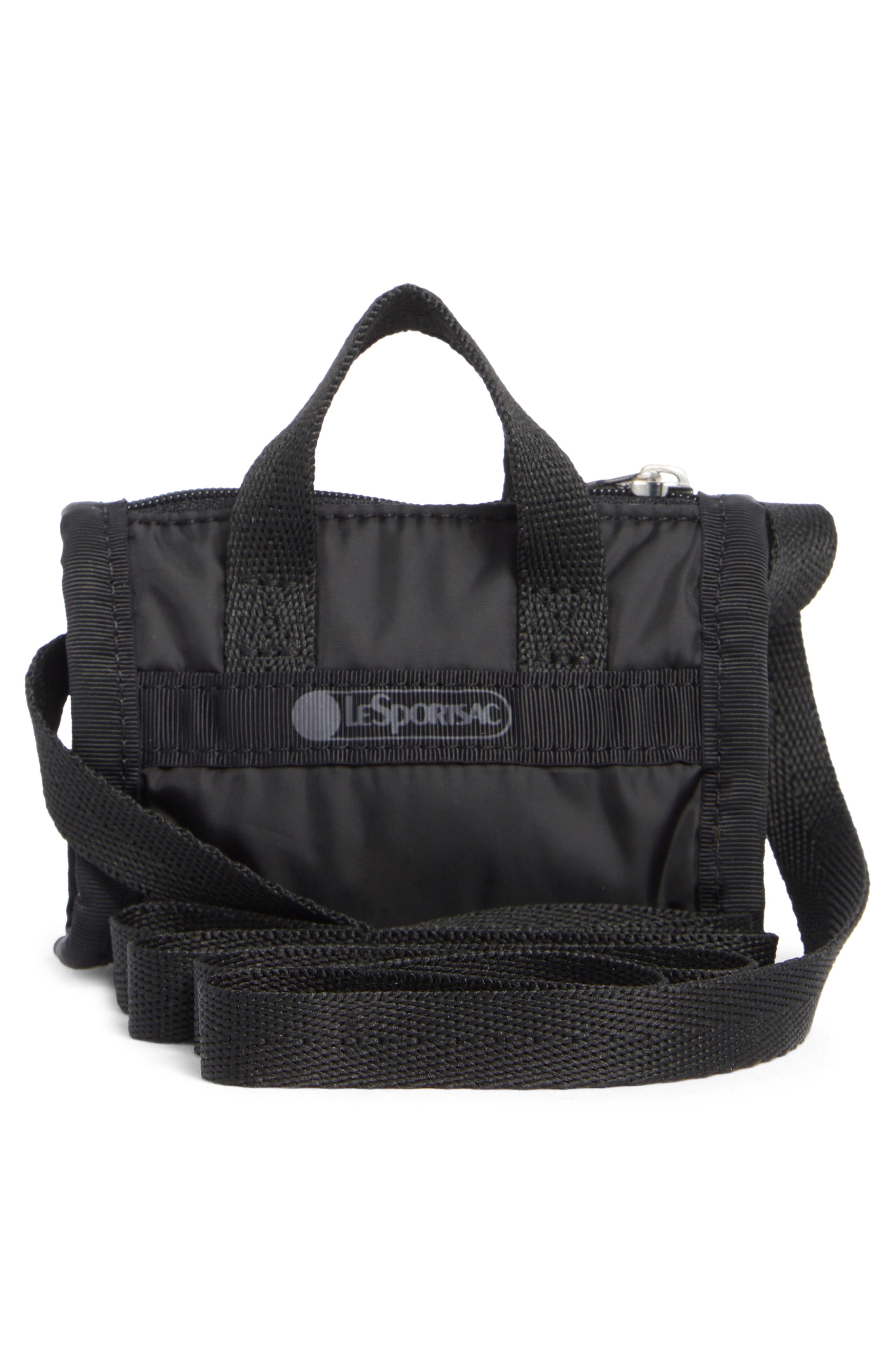 LeSportsac Sheen Micro Bag, Alternate, color, Ultra Black
