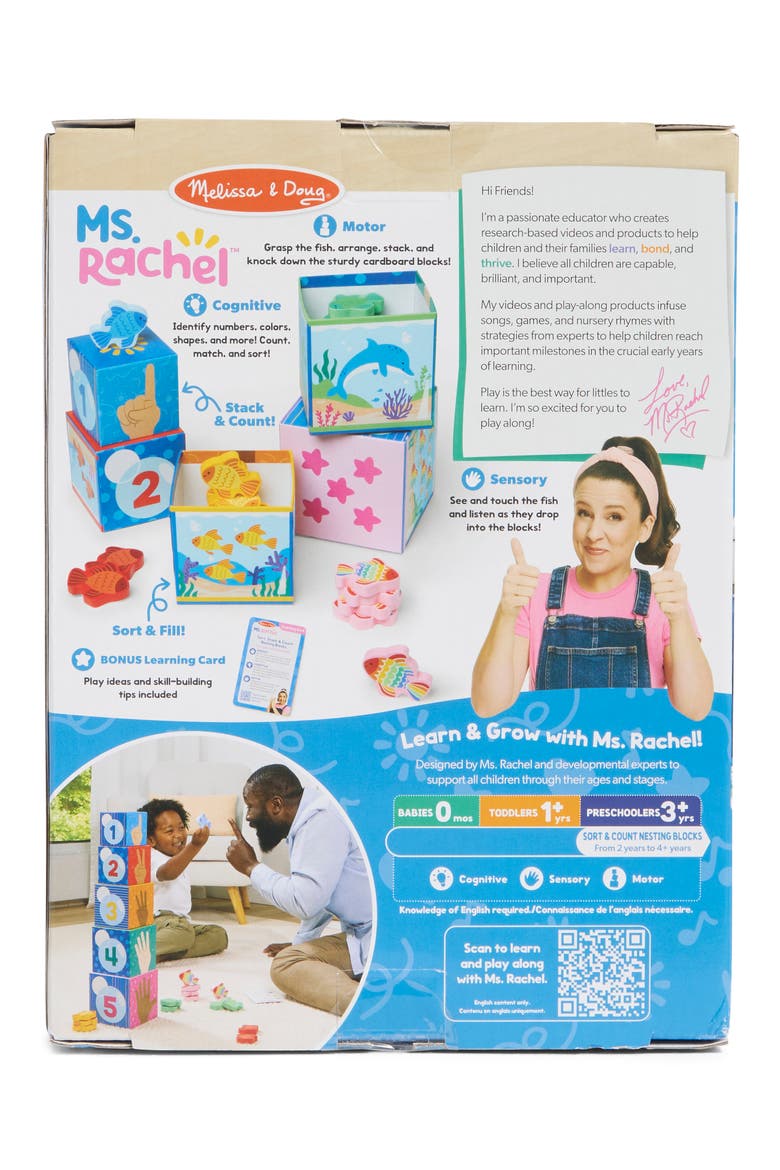 x Ms. Rachel™ Sort & Count Nesting Blocks Playset, Alternate, color, NO COLOR