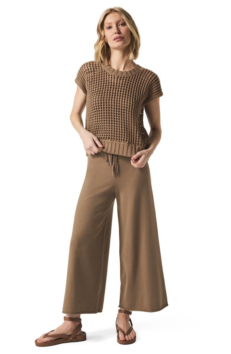 Splendid x @cellajaneblog Wide Leg Ankle Pants, Alternate, color, 