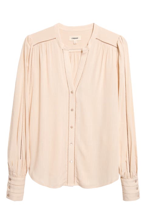 Kiera Ladder Trim Blouse