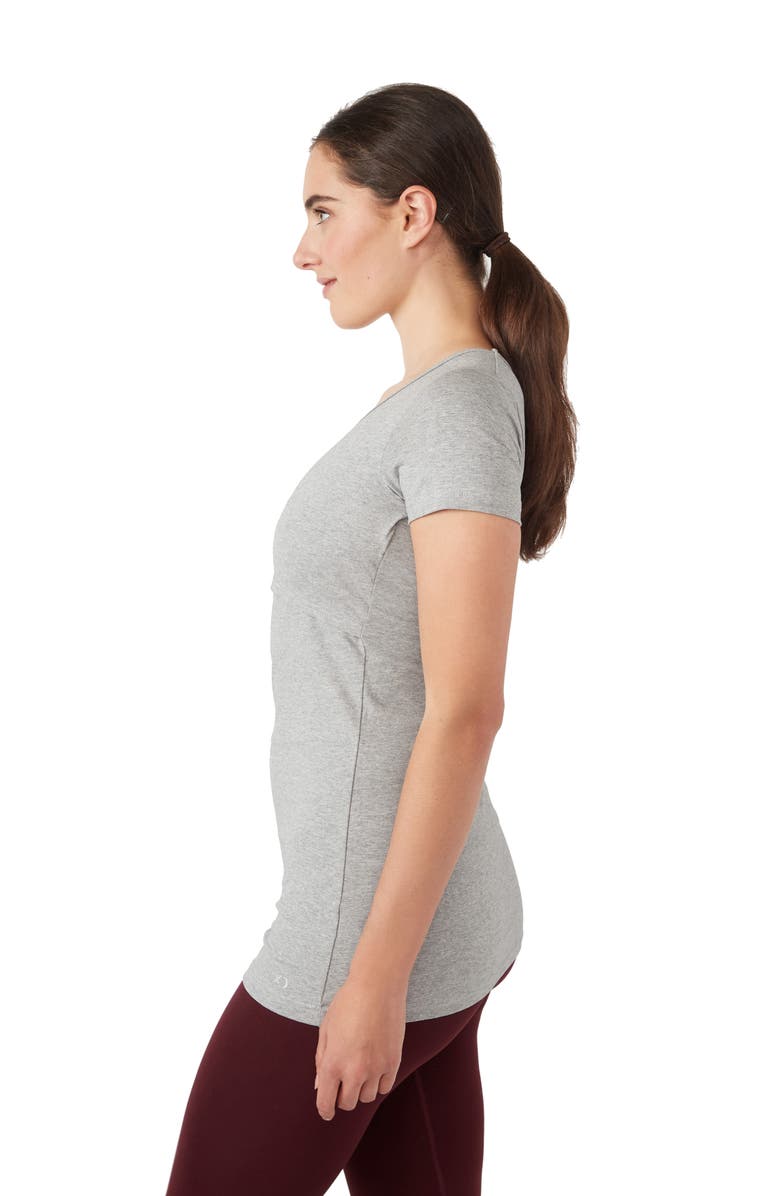 Modern Eternity Maternity/Nursing Tee, Alternate, color, Steel Grey Melange