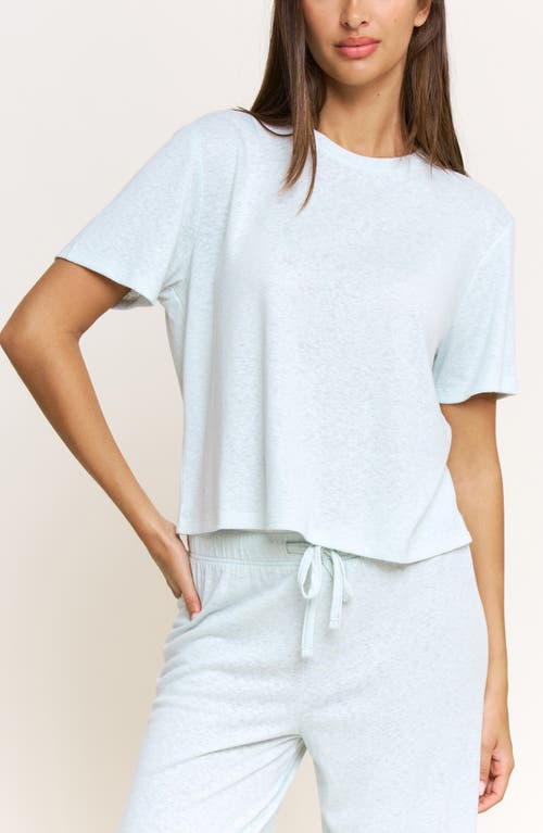 Honeydew Sunbeam Linen Blend Pajama Top In Sand