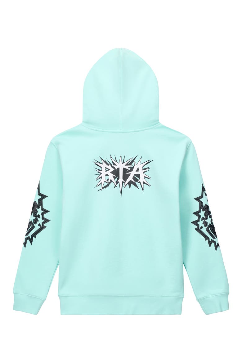 Kids' Eden Hoodie, Alternate, color, TURQUOISE SPIKE RTA