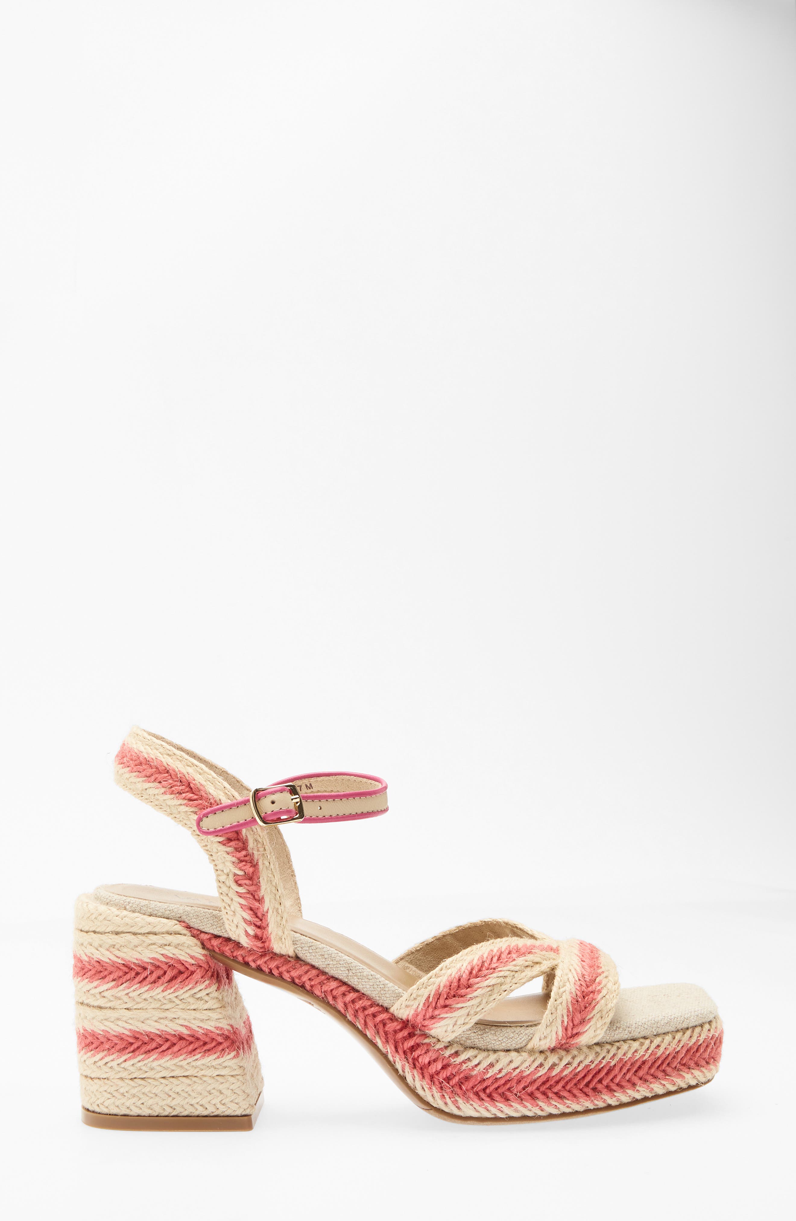 Mahira Espadrille Sandal, Alternate, color, NATURAL/FUSHIA