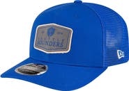 New Era Men's New Era  Blue Seattle Sounders FC Labeled 9SEVENTY Trucker Stretch-Snap Adjustable Hat