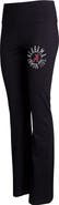 CONCEPTS SPORT Women's Concepts Sport Black Alabama Crimson Tide Enclave Tri-Blend Flared Leggings