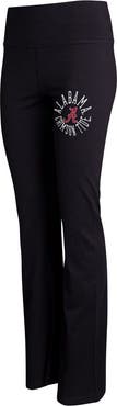 CONCEPTS SPORT Women's Concepts Sport Black Alabama Crimson Tide Enclave Tri-Blend Flared Leggings