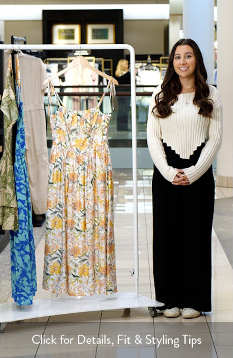 Emory Floral Sundress, sales video thumbnail