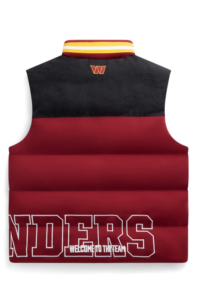 Off Season Unisex Team Puffer Vest, Alternate, color, Commanders