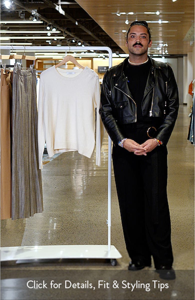 Filiziana Button Shoulder Sweater, sales video thumbnail