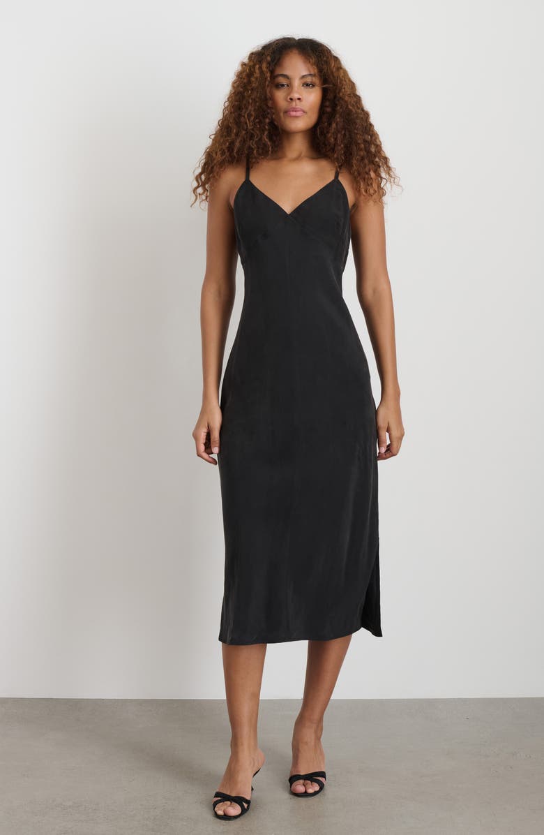 Alex Mill Carly Cupro Blend Slipdress, Alternate, color, 