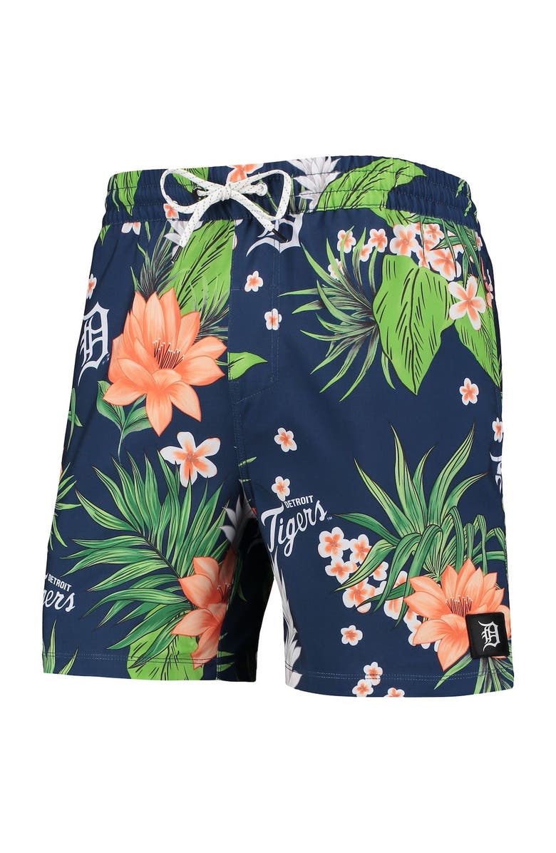 Hurley x '47 Men's Hurley x '47 Navy Detroit Tigers Cannonball Tropics Swim Shorts, Alternate, color, 