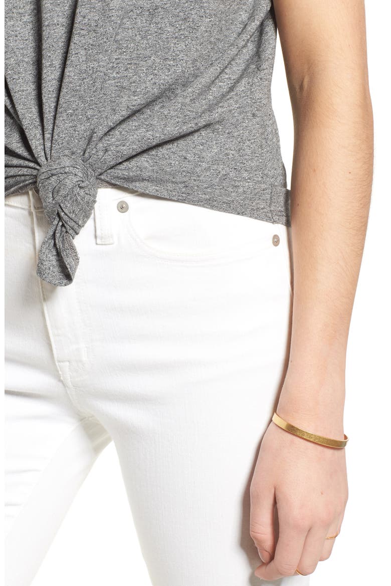 Knot Front Tee, Alternate, color, HEATHER SHALE