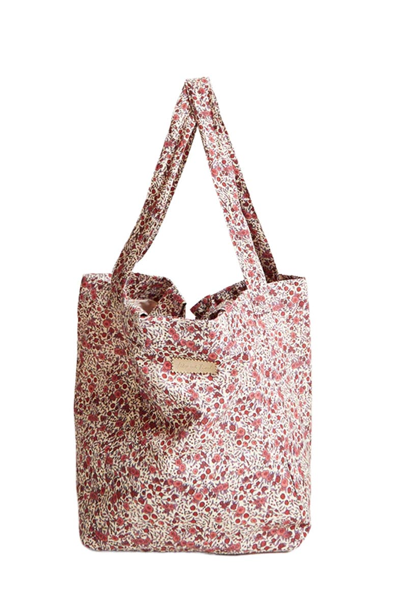 Print Tote Bag, Alternate, color, Pink