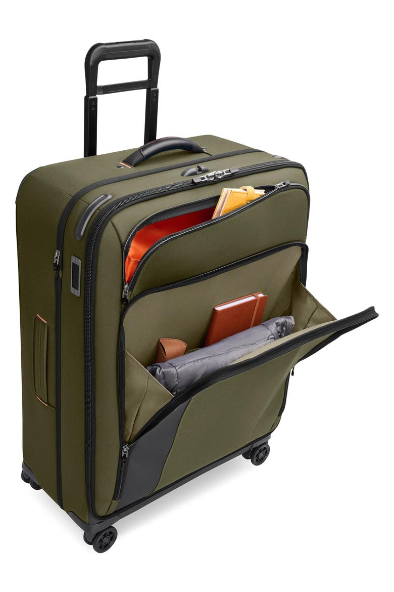 Large ZDX 29-Inch Expandable Spinner Packing Case, Alternate, color, HUNTER