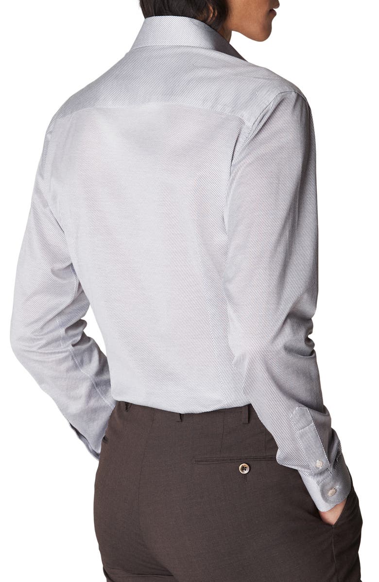 Eton Contemporary Fit Stripe Dress Shirt, Alternate, color, 