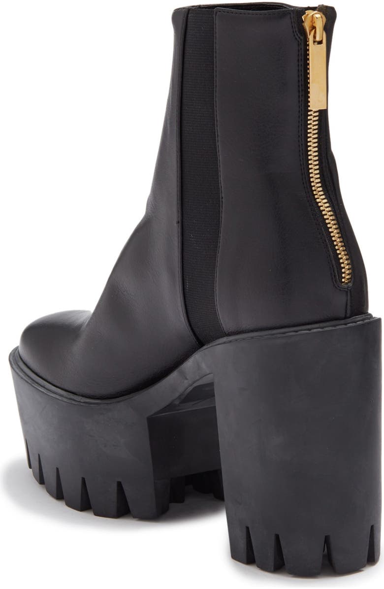 Stella McCartney Exaggerated Block Heel Platform Bootie, Alternate, color,