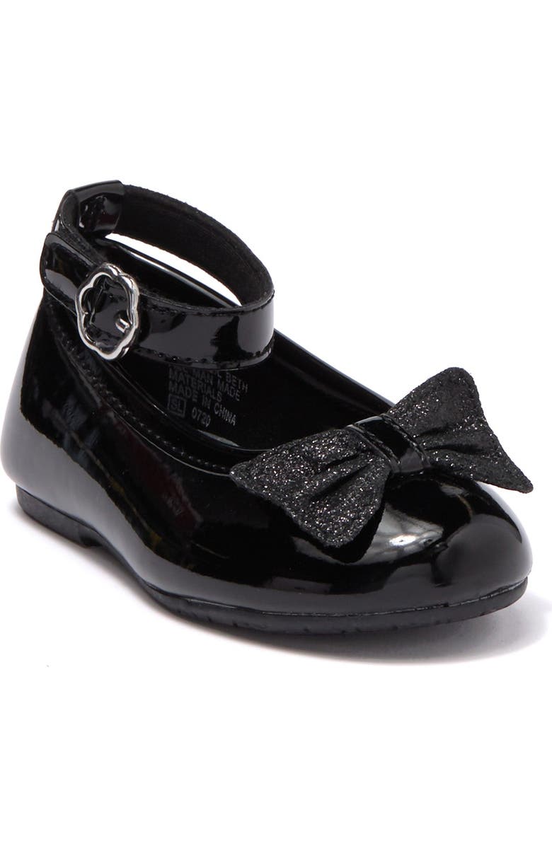VALENCIA Lil Beth Bow Ankle Strap Ballet Flat, Alternate, color,