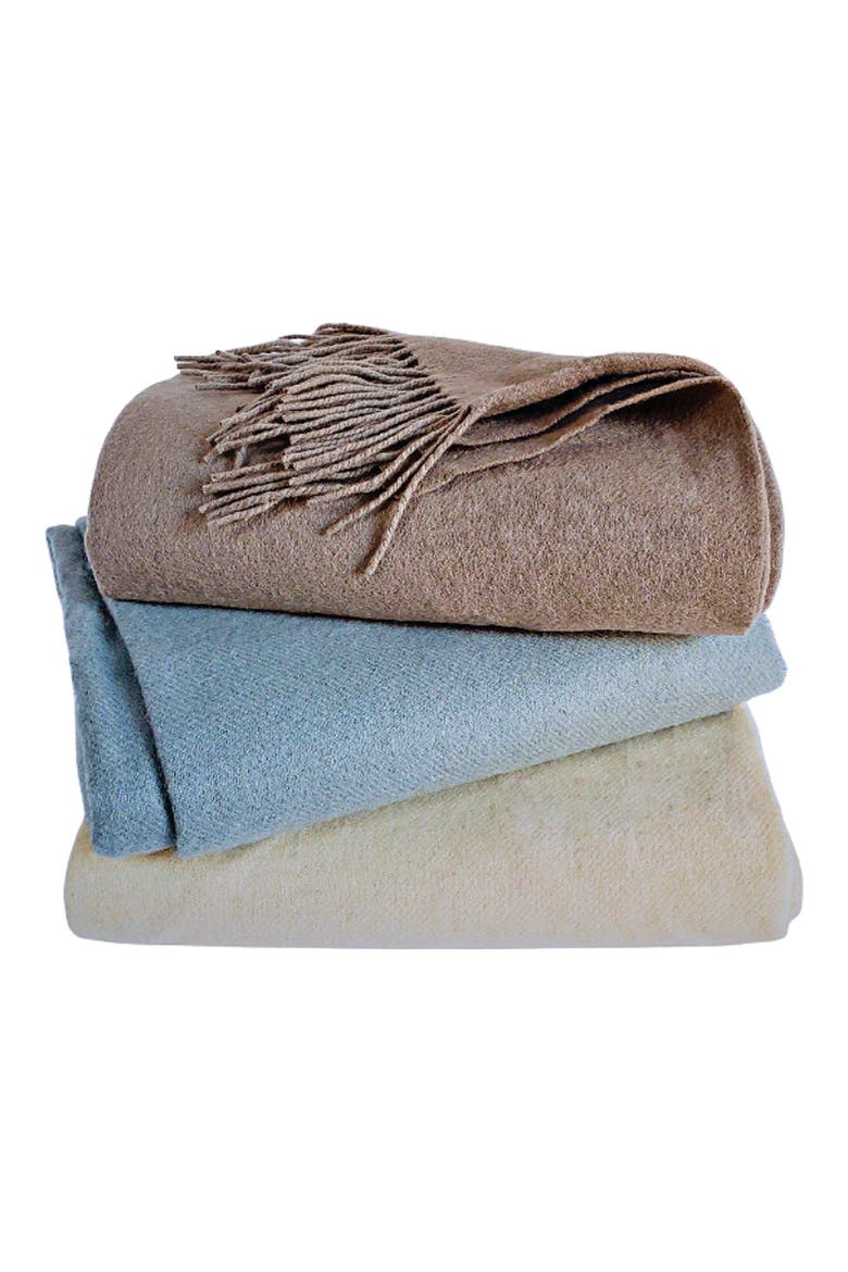 Merino Wool Throw Blanket, Alternate, color, GREY
