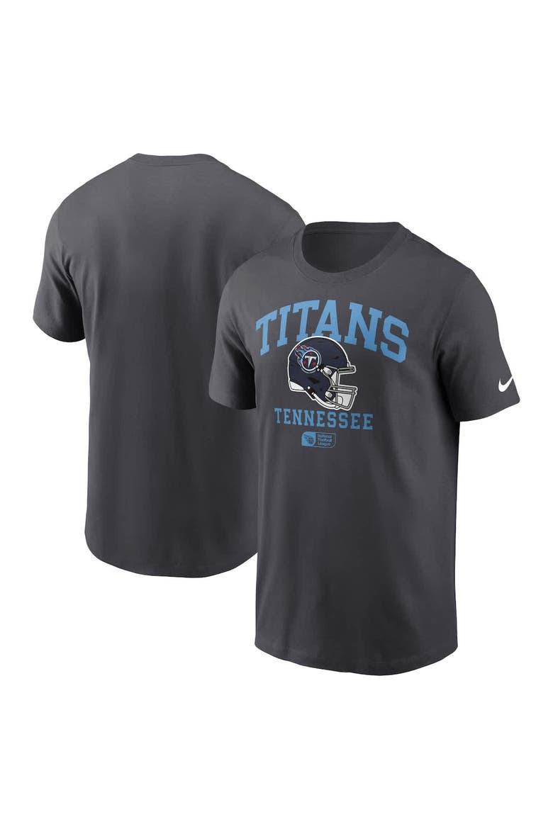 Men's Nike Anthracite Tennessee Titans Helmet Essential T-Shirt, Main, color, Anthracite