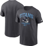 Nike Men's Nike Anthracite Tennessee Titans Helmet Essential T-Shirt