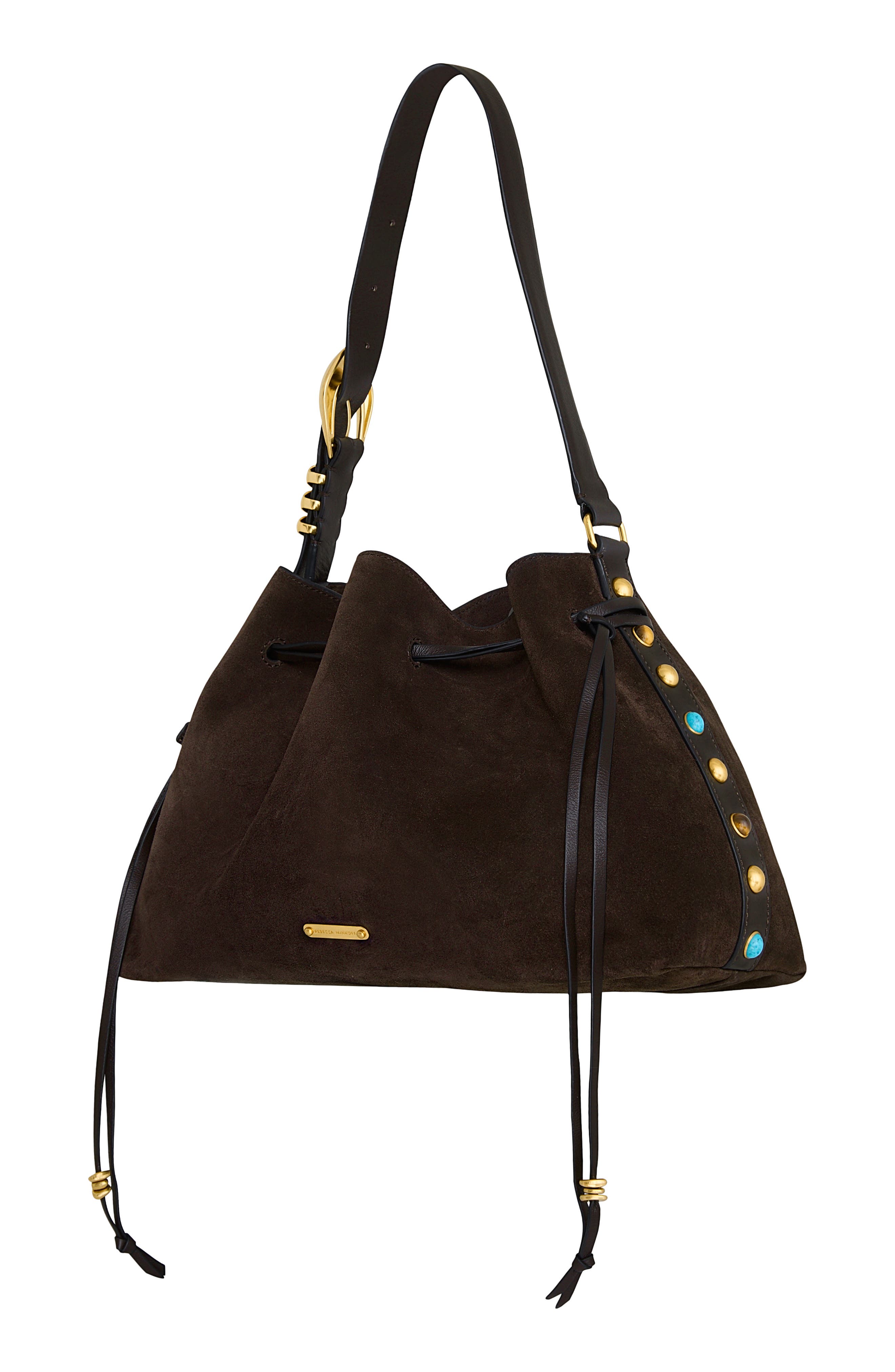 Billie Leather Shoulder Bag, Alternate, color, FONDANT