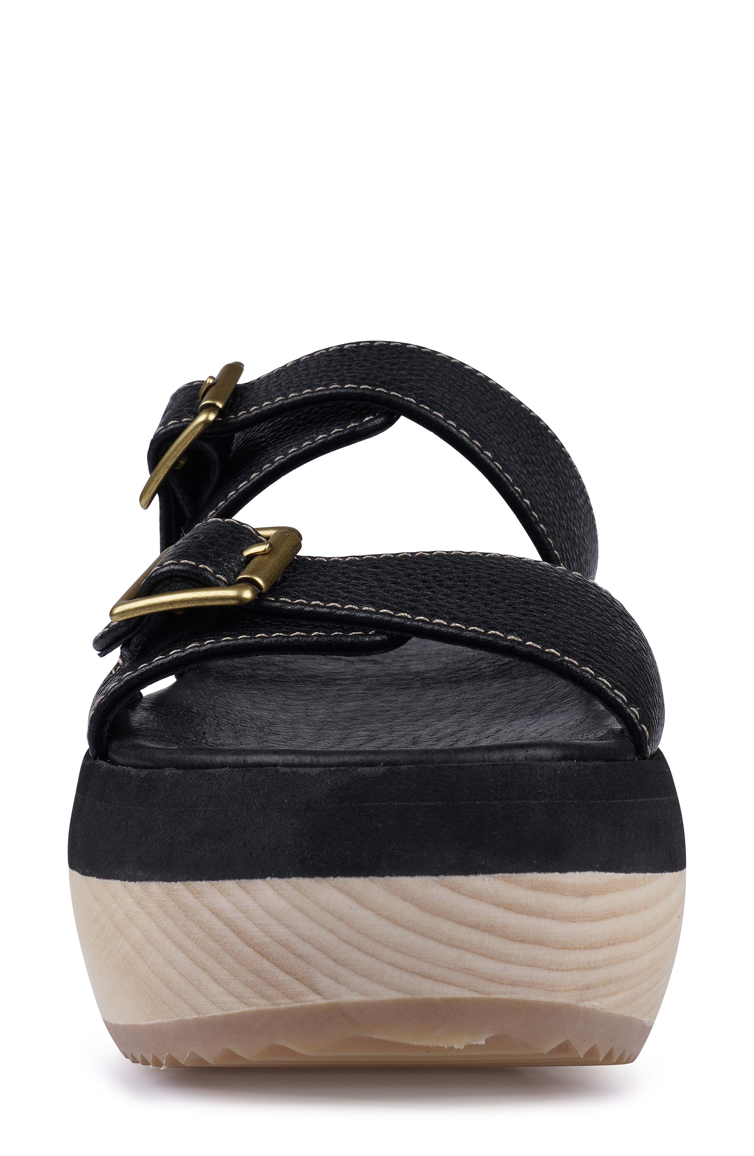 Artisan Crafted By Zigi Bernat Platform Sandal, Alternate, color, Black Leather